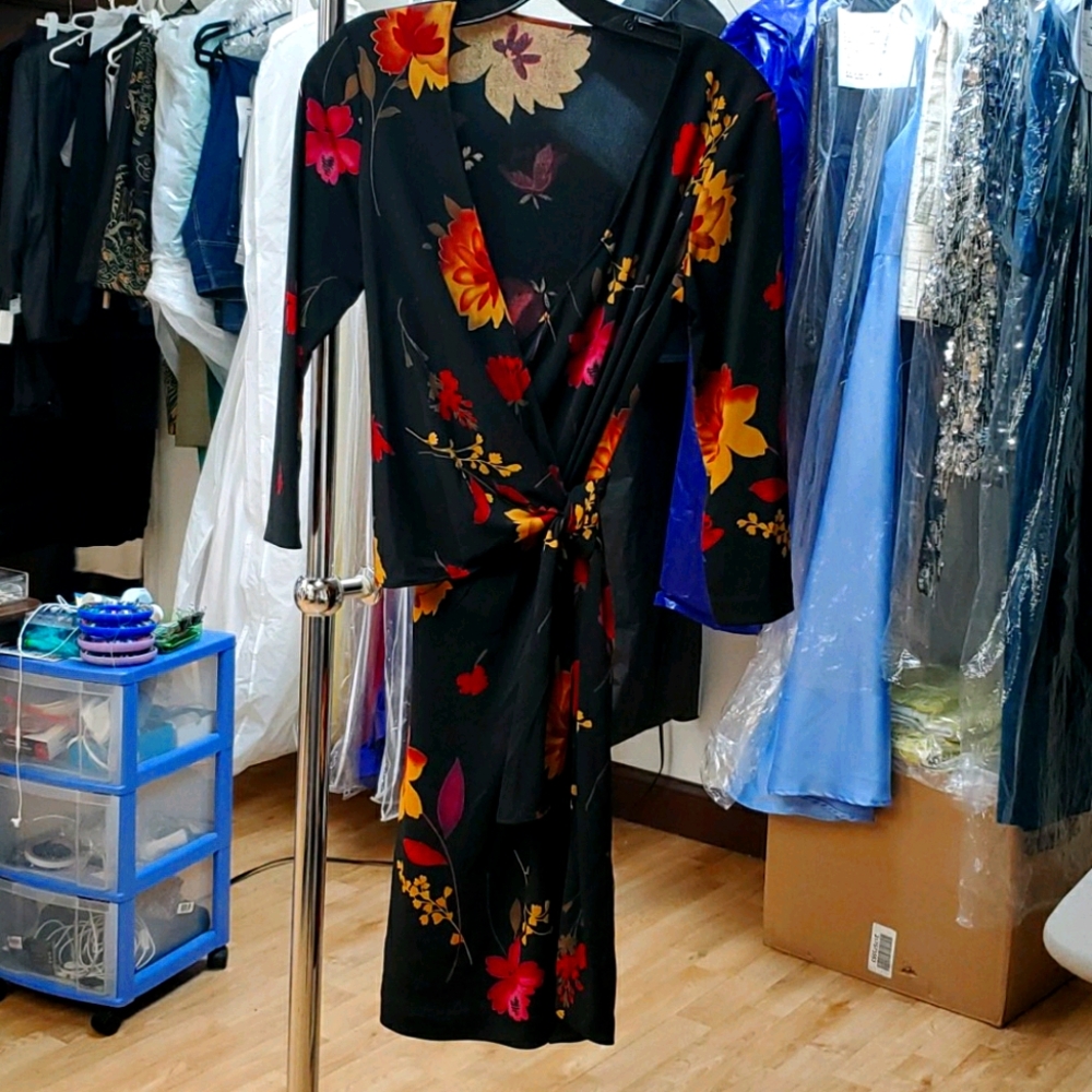 Nicole Miller wrap Dress
